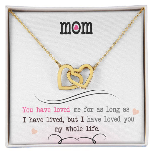Heartfelt Gift for Mom – Interlocking Hearts Necklace