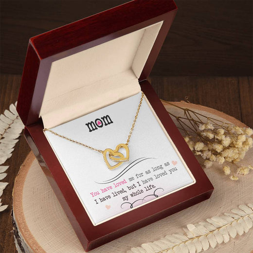 Heartfelt Gift for Mom – Interlocking Hearts Necklace