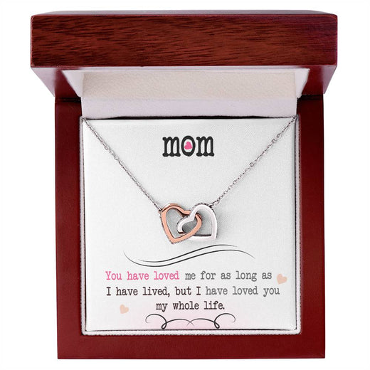 Heartfelt Gift for Mom – Interlocking Hearts Necklace