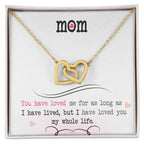 Heartfelt Gift for Mom – Interlocking Hearts Necklace