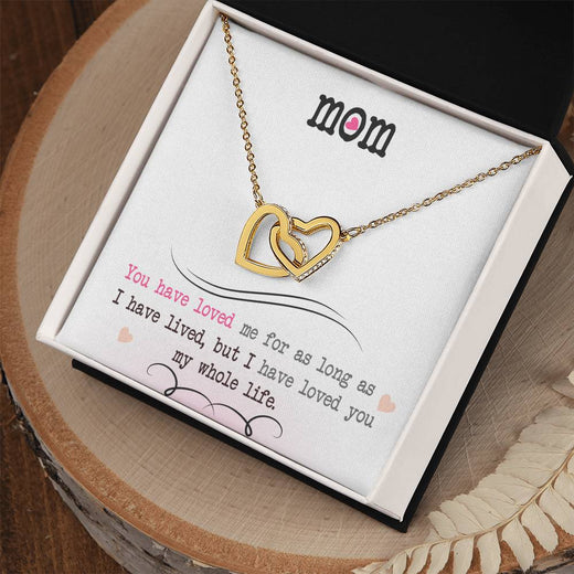 Heartfelt Gift for Mom – Interlocking Hearts Necklace
