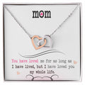 Heartfelt Gift for Mom – Interlocking Hearts Necklace
