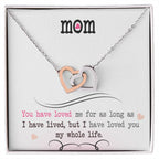 Heartfelt Gift for Mom – Interlocking Hearts Necklace