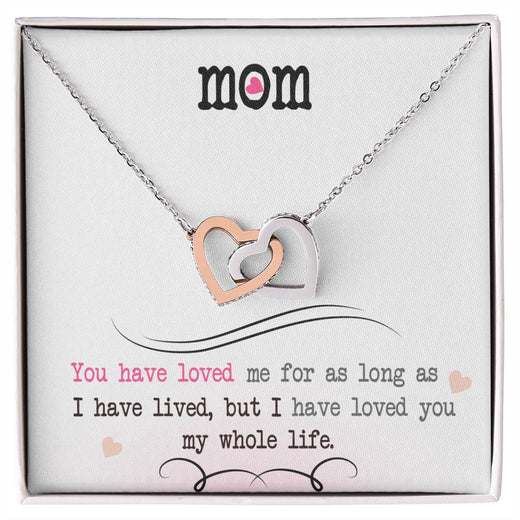Heartfelt Gift for Mom – Interlocking Hearts Necklace
