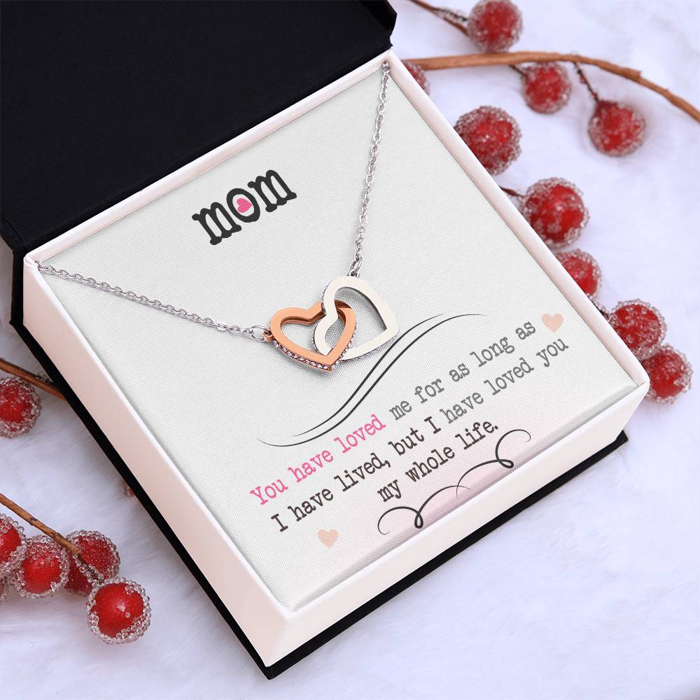 Heartfelt Gift for Mom – Interlocking Hearts Necklace