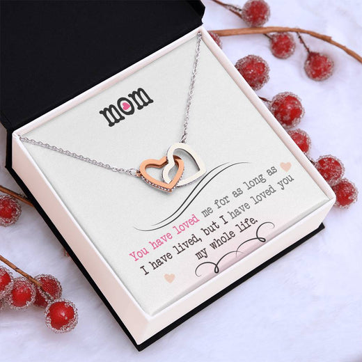 Heartfelt Gift for Mom – Interlocking Hearts Necklace