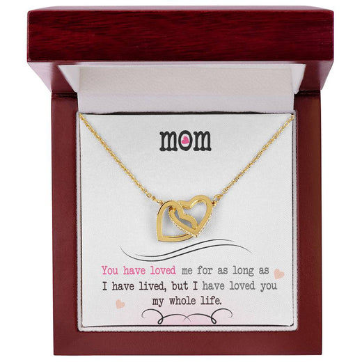 Heartfelt Gift for Mom – Interlocking Hearts Necklace