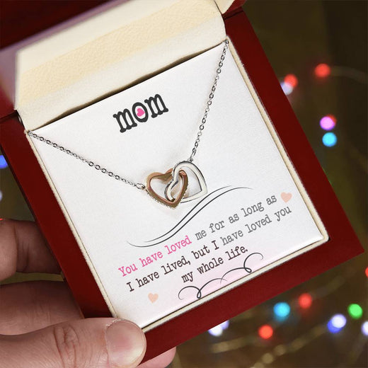 Heartfelt Gift for Mom – Interlocking Hearts Necklace